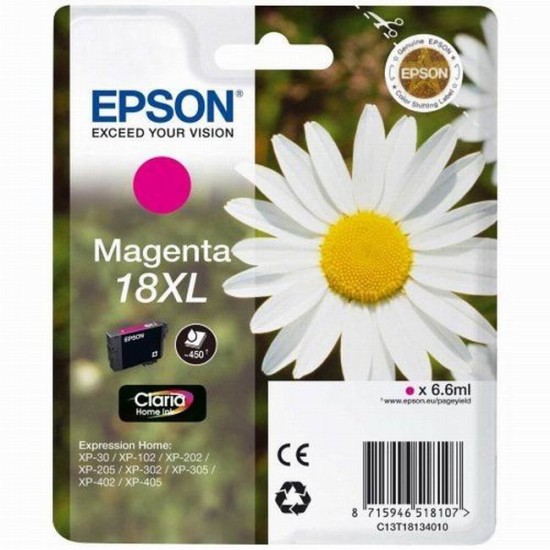 cartus cerneala Epson 18XL Magenta (C13T18134010) 6.6ml Cartus cerneala Epson image
