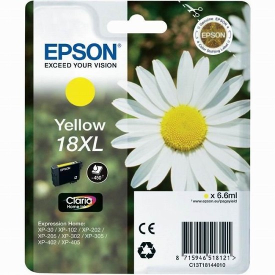 cartus cerneala Epson 18XL Galben (C13T18144010) 6.6ml image