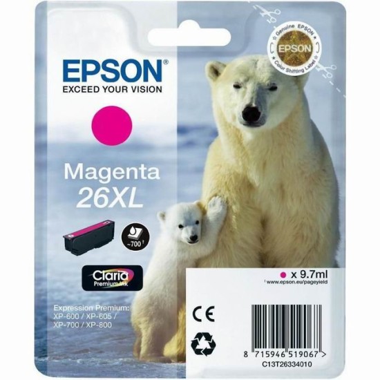cartus cerneala Epson 26XL Magenta (C13T26334010) 9.7ml Cartus cerneala Epson image