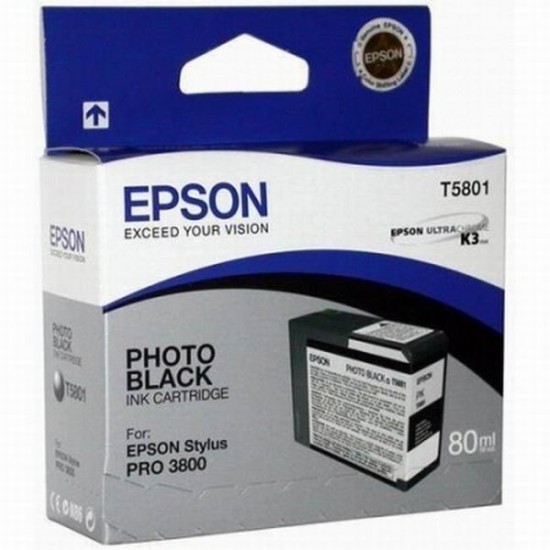 cartus cerneala Epson T5801 Negru (C13T580100) 80ml image