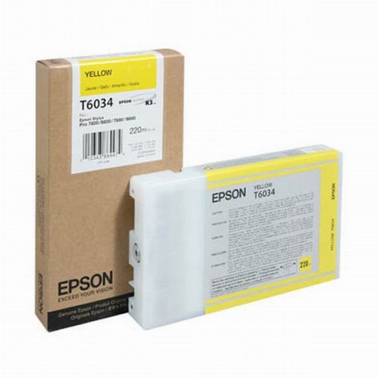 cartus cerneala Epson T6034 Galben (C13T603400) 220ml Cartus cerneala Epson image