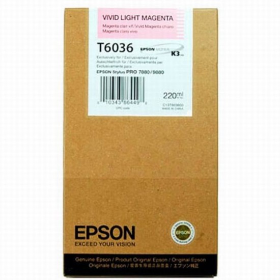 cartus cerneala Epson T6036 Light Magenta (C13T603600) 220ml image