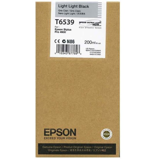 cartus cerneala Epson T6539 Light Light Negru (C13T653900) 200ml Cartus cerneala Epson image