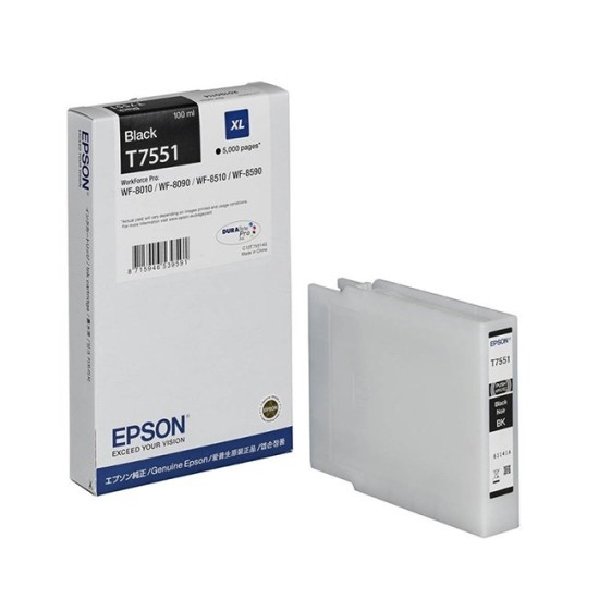 cartus cerneala Epson T7551 Negru (C13T755140) 100ml 5.000 pag image