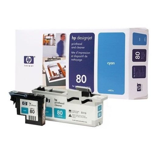 Cap printare HP 80 Cyan ( PrintHead HP C4821A ) image