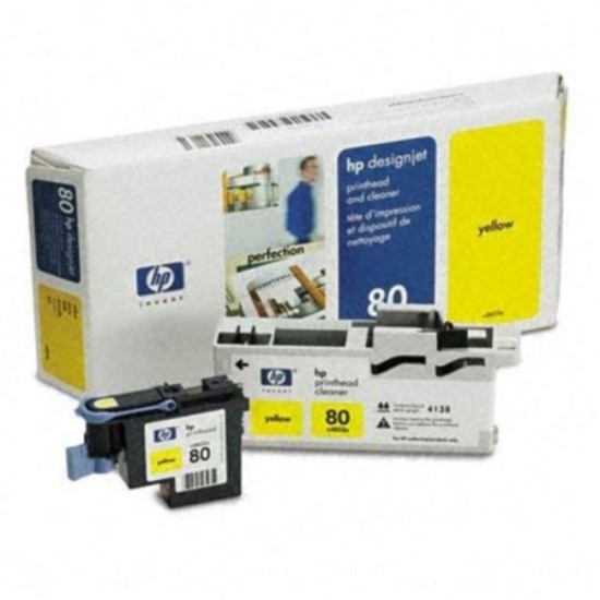 Cap printare HP 80 Yellow ( PrintHead HP C4823A ) image