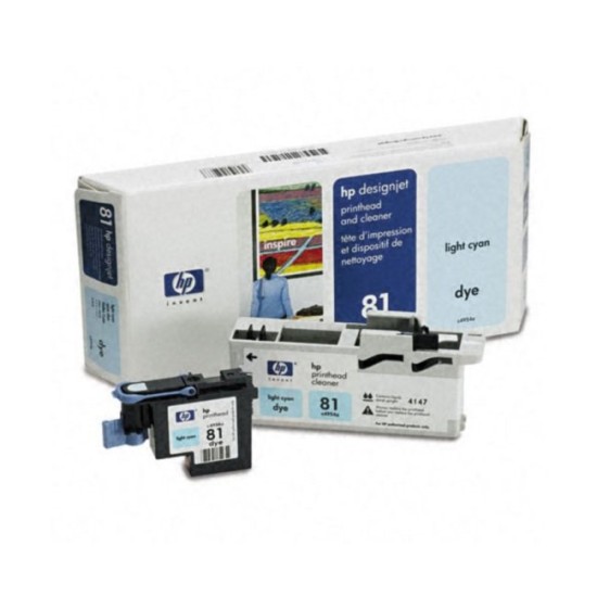 Cap printare HP 81 Dye Light Cyan ( PrintHead HP C4954A ) image