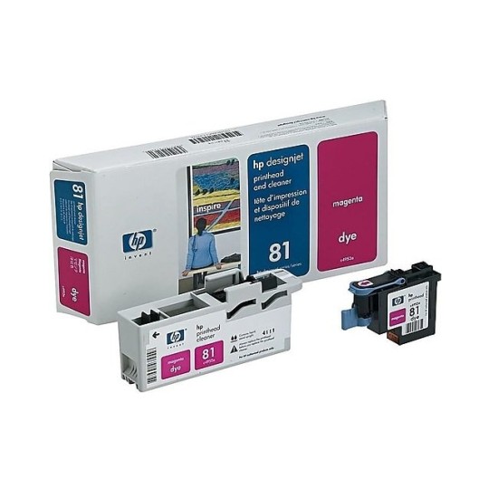 Cap printare HP 81 Dye Magenta ( PrintHead HP C4952A ) image
