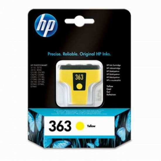 Cartus cerneala HP 363 Yellow ( HP C8773EE ) 490 pag image