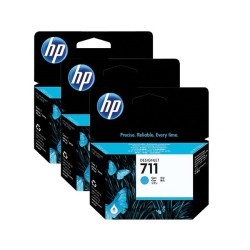 Cartus cerneala HP 711 Cyan ( HP CZ134A ) 3x 38ml