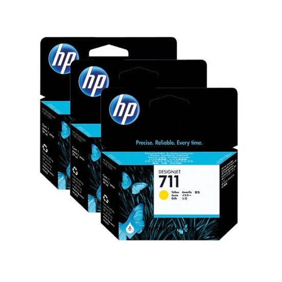 Cartus cerneala HP 711 Yellow ( HP CZ136A ) 3x 29ml image