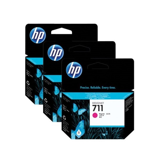 Cartus cerneala HP 711 Magenta ( HP CZ135A ) 3x 29ml image