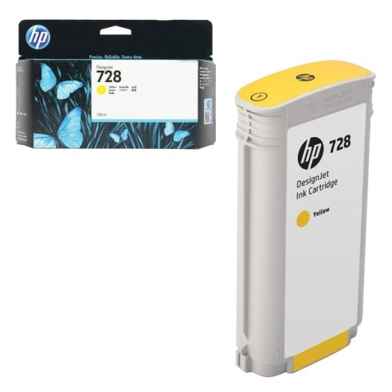 Cartus cerneala HP 728 Yellow ( HP F9K15A ) 300ml Cartus cerneala HP image
