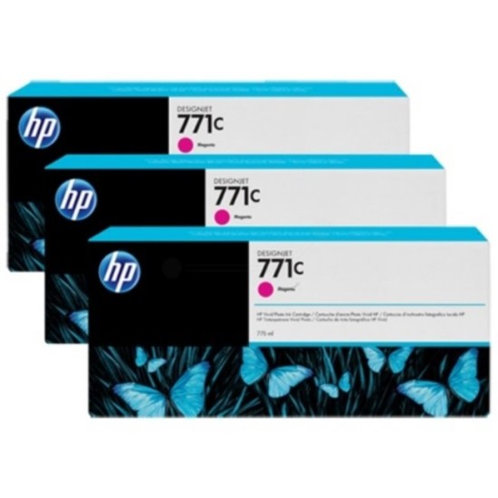 Cartus cerneala HP 771 Magenta ( HP B6Y33A ) 3x 775ml image