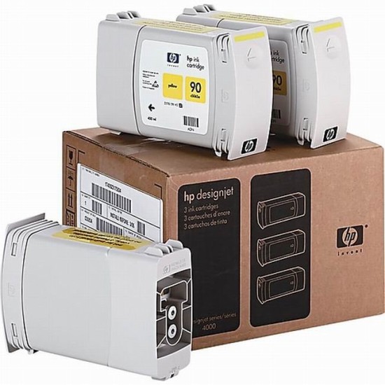 Cartus cerneala HP 90 Yellow ( HP C5085A ) 3x 400ml image