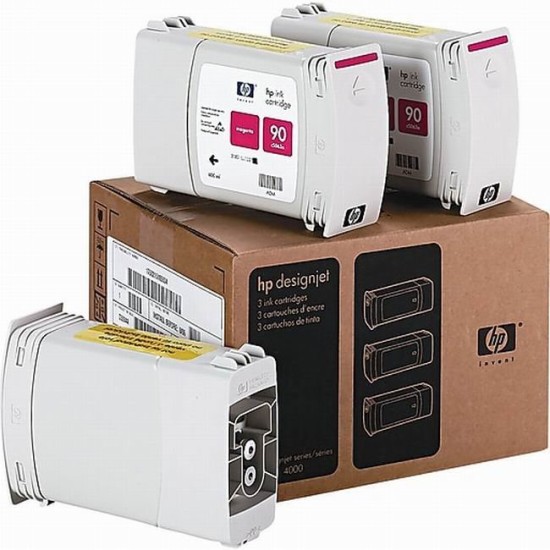 Cartus cerneala HP 90 Magenta ( HP C5084A ) 3x 400ml image