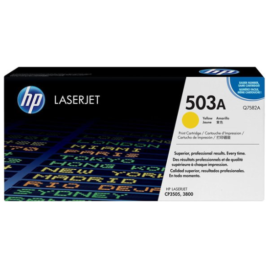 Cartus toner HP 503A Galben ( HP Q7582A ) 6.000 pag Cartus toner HP 503A Galben ( HP Q7582A ) 6.000 pag Cartus toner HP image