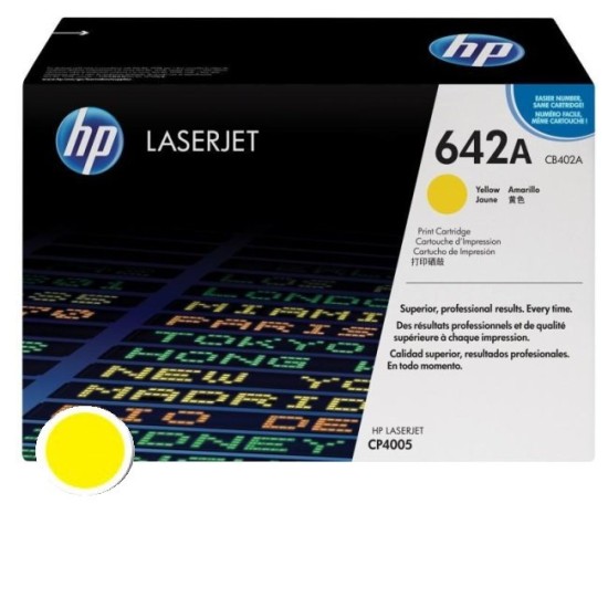 Cartus toner HP 642A Galben ( HP CB402A ) 7.500 pag Cartus toner HP image
