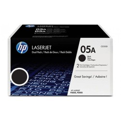 Cartus toner HP 05A Black ( HP CE505D ) 2x 2.300 pag