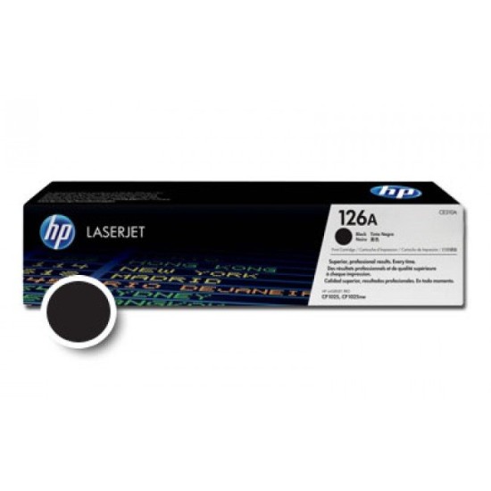 Cartus toner HP 126A Black ( HP CE310A ) 1.200 pag Cartus toner HP image