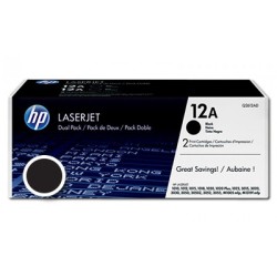Cartus toner HP 12AD Black ( HP Q2612AD ) 2x 2.000 pag