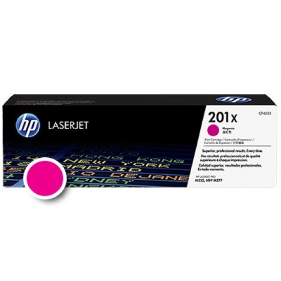 Cartus toner HP 201X Magenta ( HP CF403X ) 2.300 pag Cartus toner HP 201X Magenta ( HP CF403X ) 2.300 pag Cartus toner HP image