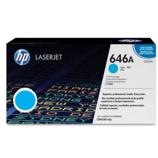 Cartus toner HP 646A Cyan ( HP CF031A ) 12.500 pag Cartus toner HP image