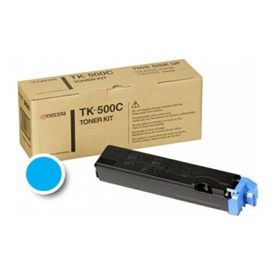 Cartus toner Kyocera TK-500C Cyan ORIGINAL 8.000 pag Cartus toner Kyocera image