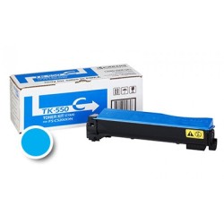 Cartus toner Kyocera TK-550C Cyan ORIGINAL 6.000 pag