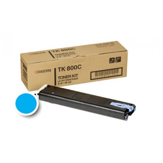 Cartus toner Kyocera TK-800C Cyan ORIGINAL 10.000 pag image