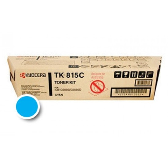 Cartus toner Kyocera TK-815C Cyan ORIGINAL 20.000 pag image