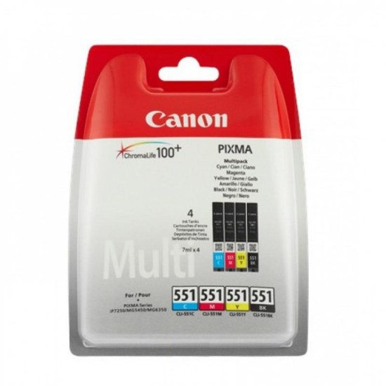Cartus cerneala Canon CLI 551CMYB Cartus cerneala Canon CLI 551CMYB Cartus cerneala Canon image
