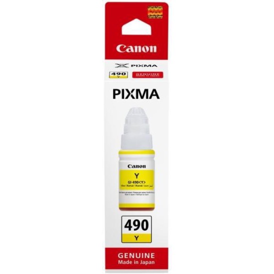 Cartus cerneala Canon GI 490 YELLOW INKJET BOTTLE Cartus cerneala Canon image